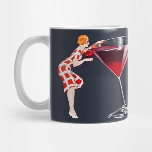 Red Drink - Vintage Poster Mug